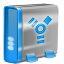 Blue Firewire Icon 64x64 png